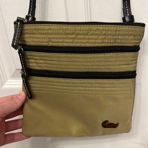 Dooney and Bourke tan crossbody purse